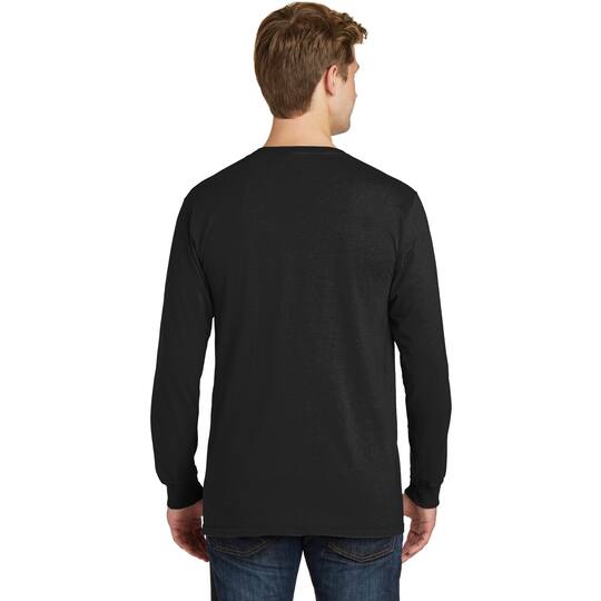 Port & Company® Beach Wash™ Garment-Dyed Long Sleeve Adult T-Shirt